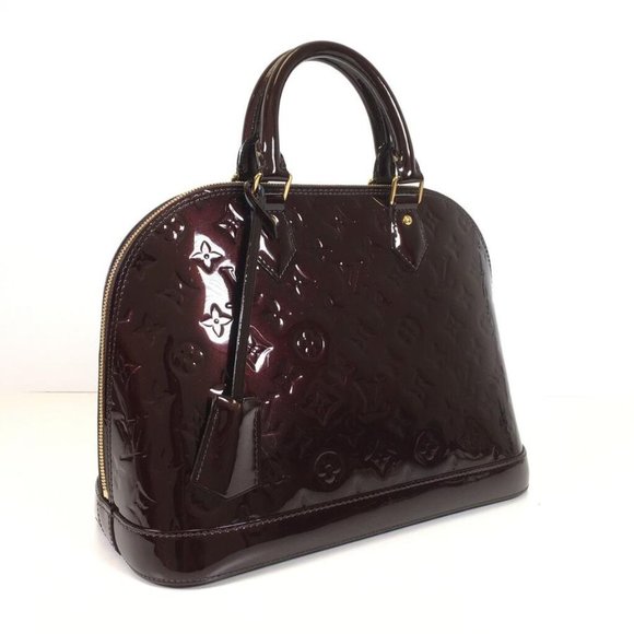 Louis Vuitton Alma Monogram Vernis Amaranth PM - Picture 3 of 6